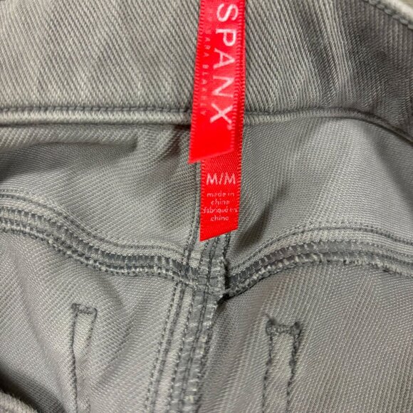 Spanx Womens Jean-ish Ankle Leggings Size Medium Earthy Taupe - Picture 7 of 8